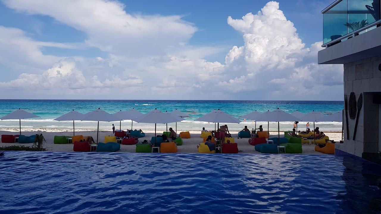 Cozy And Modern Apartamento Cancún Exterior foto
